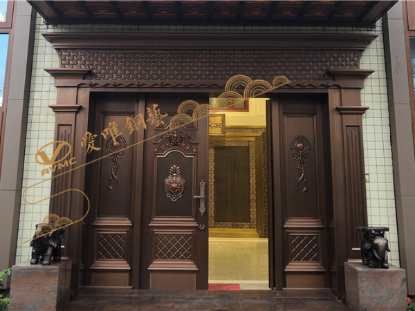 廣東別墅銅門(mén)廠家愛(ài)唯銅門(mén)銅藝
