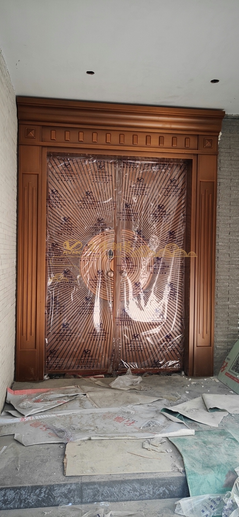 別墅入戶(hù)銅門(mén) (1)