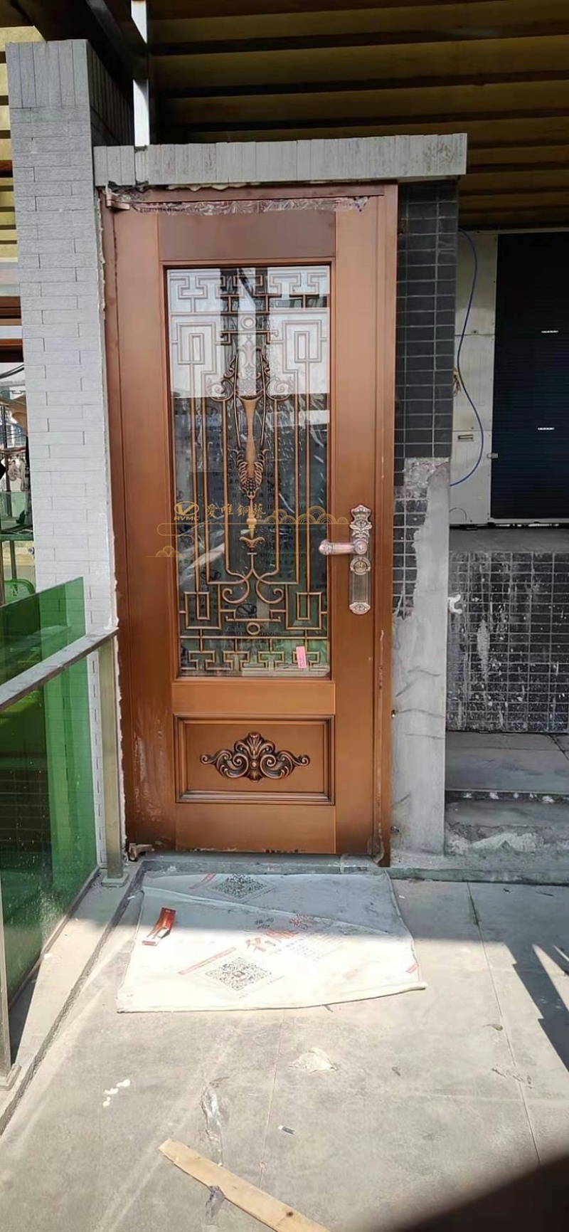 別墅入戶(hù)銅門(mén) (3)