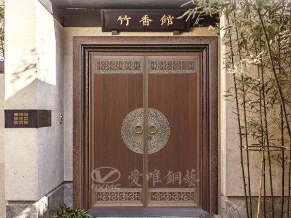 廣東別墅銅門(mén)焊接工藝定制別墅銅門(mén)