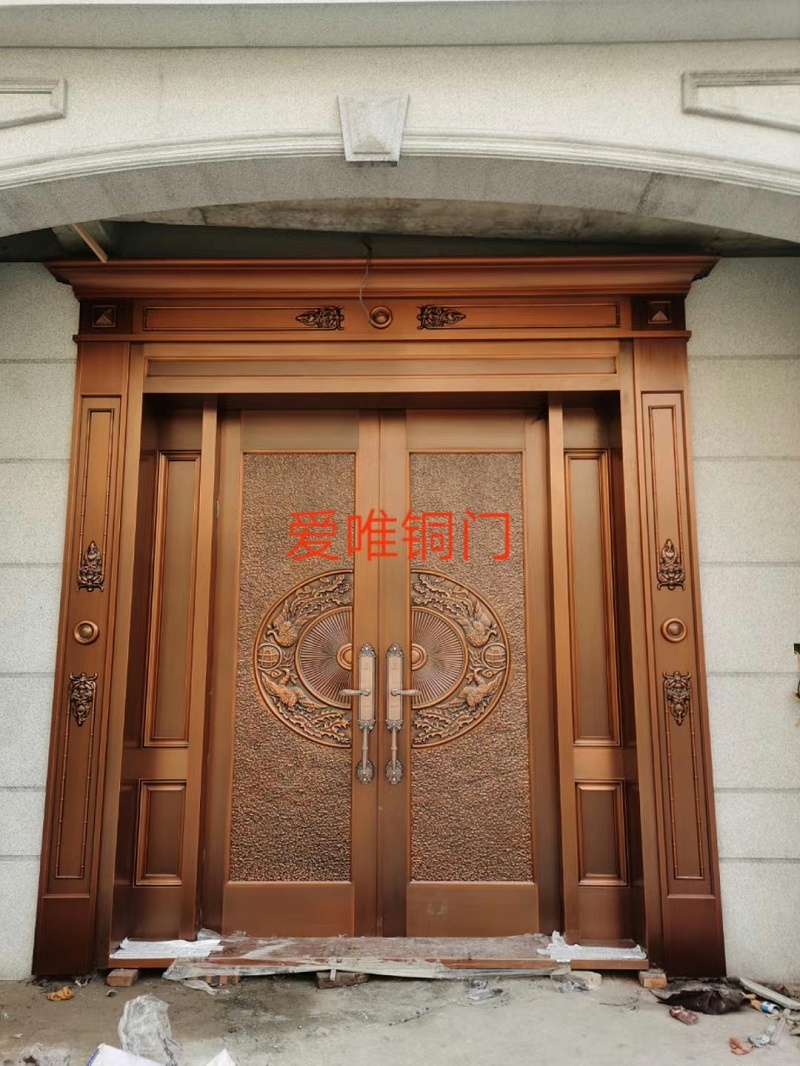 別墅銅門百鳥(niǎo)朝鳳 (2)